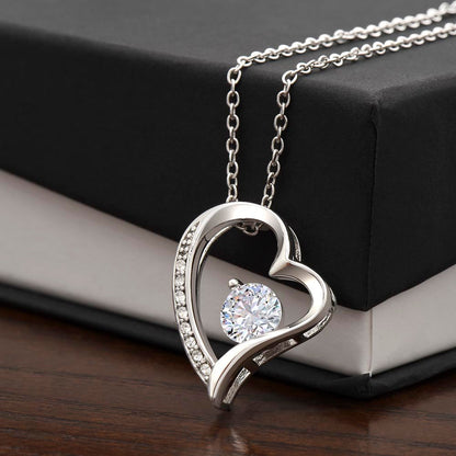 To My Daughter, Carry You In My Heart, Gift For Daughter From Dad, Forever Love Necklace, Christmas Gift Idea