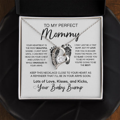 Gift For Mommy-To-Be, Pregnancy Gift for Wife, Forever Love Necklace, Mother's Day Gift for New Mom
