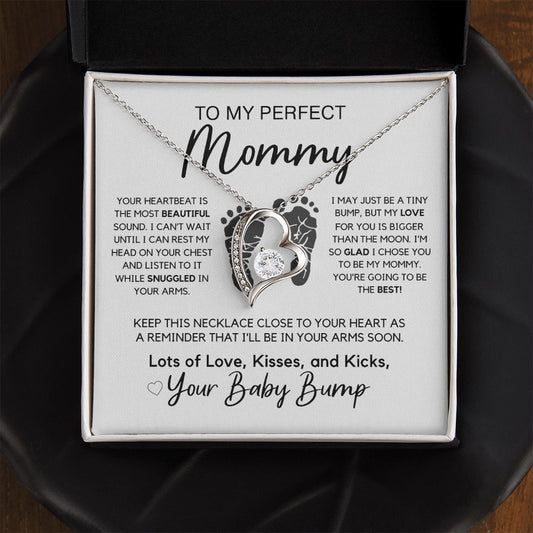 Gift For Mommy-To-Be, Pregnancy Gift for Wife, Forever Love Necklace, Mother's Day Gift for New Mom
