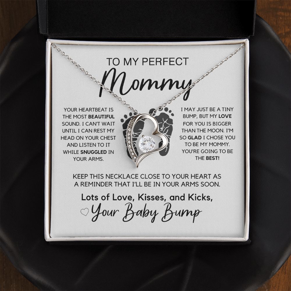 Gift For Mommy-To-Be, Pregnancy Gift for Wife, Forever Love Necklace, Mother's Day Gift for New Mom