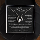 Soulmate You are my Rock Forever Love Pendant Necklace