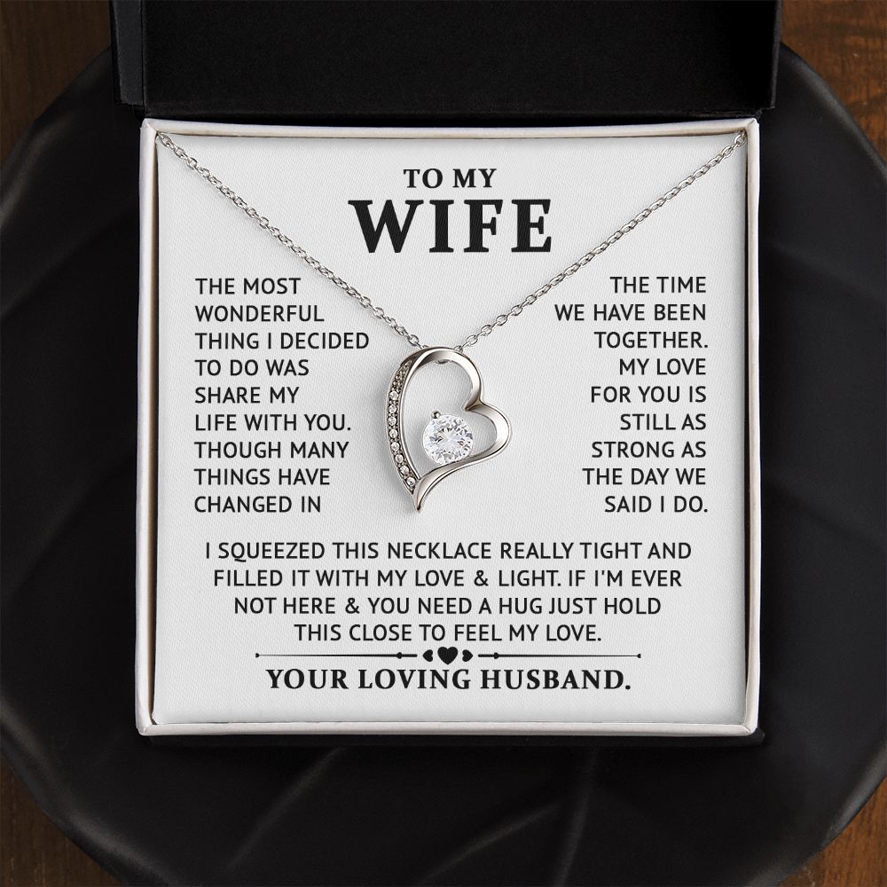 To My Wife - Feel My Lolve - Forever Love Necklace
