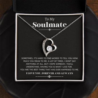 Soulmate Best Thing- Forever Love Necklace