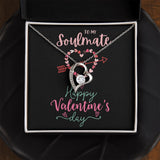 To My Soulmate A Forever Love Necklace For Valentine's Day