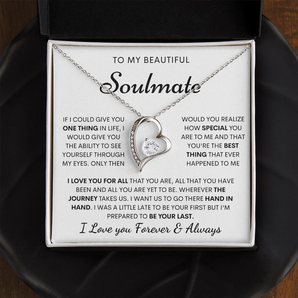 Soulmate Necklace- Hand in Hand Forever Love