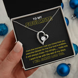 Best Necklace for Soulmate - I Will Always Love You Endless Love - Forever Love Necklace, Wife Necklace