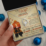 To My Wife - My Forever and My Everything, Forever Love Necklace Gift