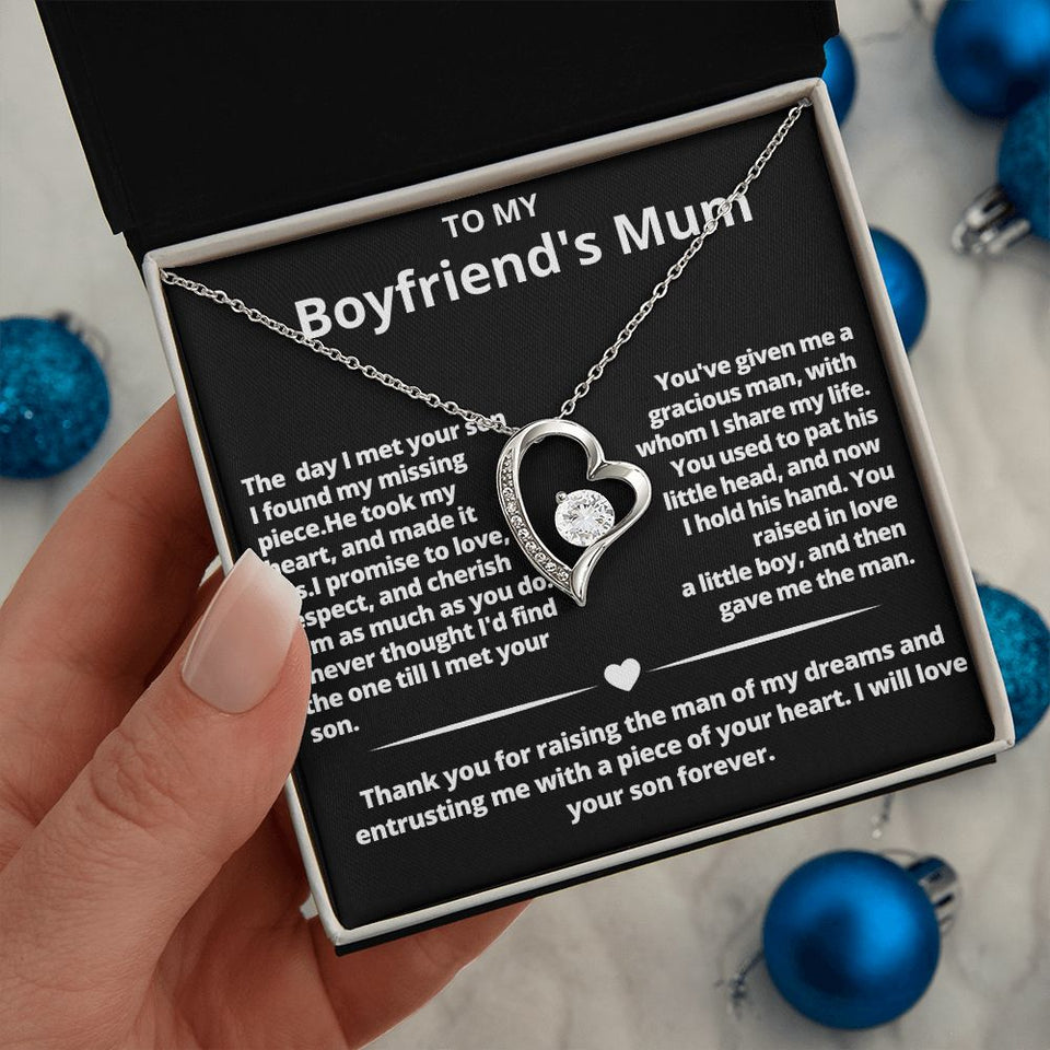 Forever Love Necklace for Boyfriend's Mum Gift For Mom, necklace For Wife, Gift For Mother's Day