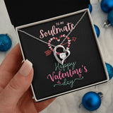 To My Soulmate A Forever Love Necklace For Valentine's Day