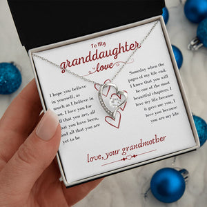 A Beautiful Forever Love Necklace Gift From Grandmother To Granddaughter