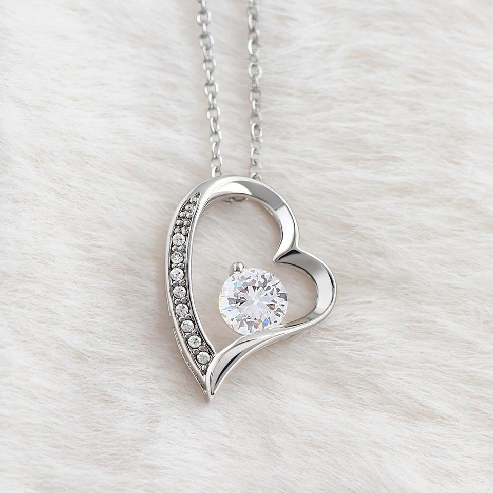 To My Beautiful Wife Forever Love Necklace