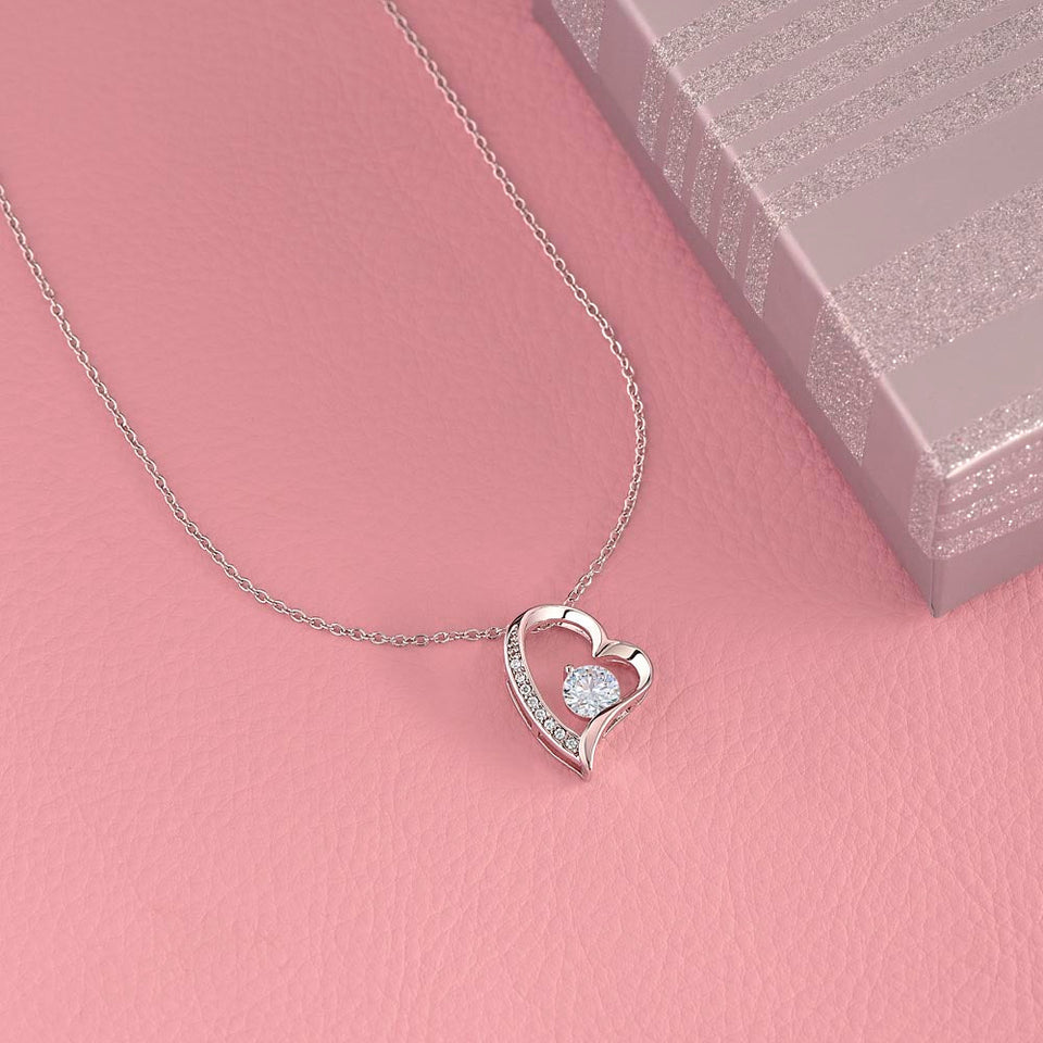 Daughter Always Be With You, Forever Love Necklace, Christmas Gift Idea for Daughter from Mom