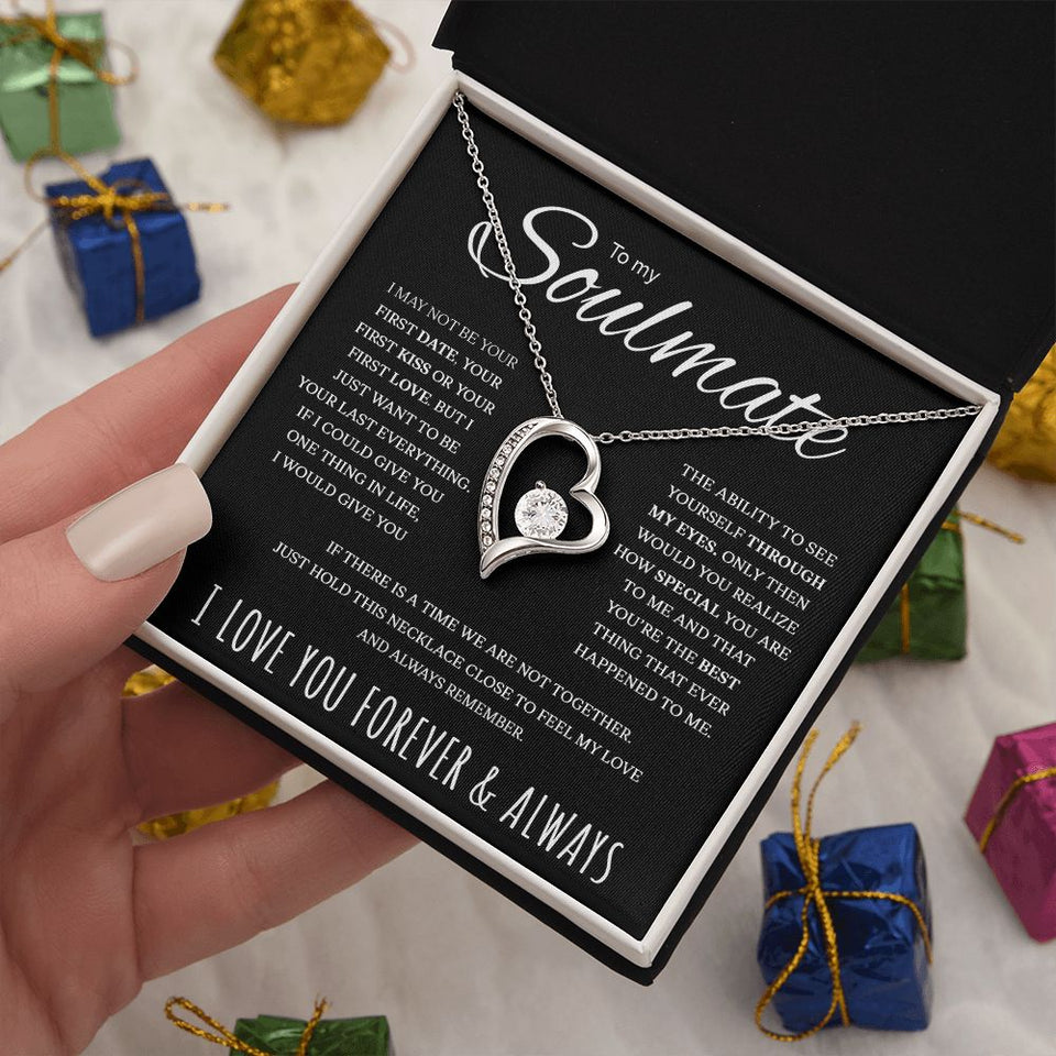 Soulmate If There Is A Time | Valentines Gifts For Soulmate | Forever Love Necklace