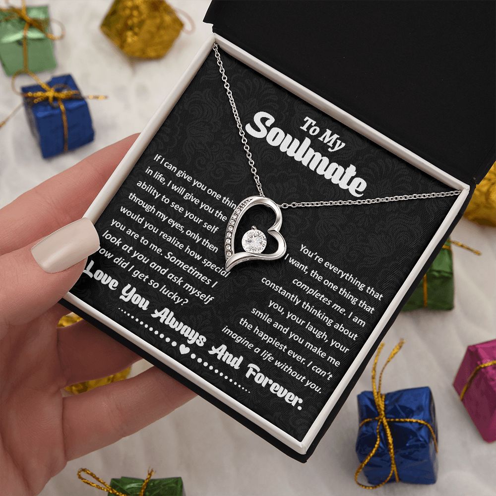 Forever Love Necklace Beautiful Piece for your Soulmate Gift For Mom, necklace For Wife, Gift For Mother's Day