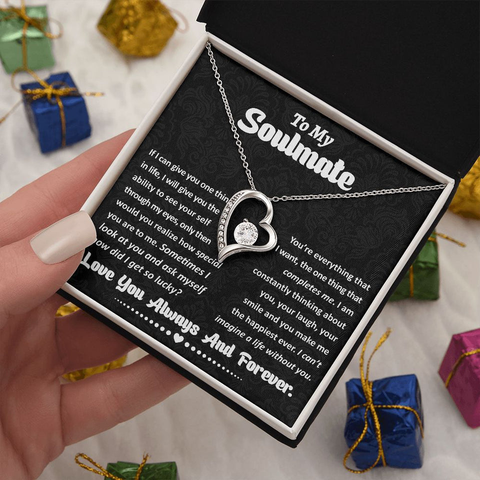 Forever Love Necklace Beautiful Piece for your Soulmate Gift For Mom, necklace For Wife, Gift For Mother's Day