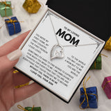 To my Loving Mom- Mother's day Gift From Son- Forever Love Necklace