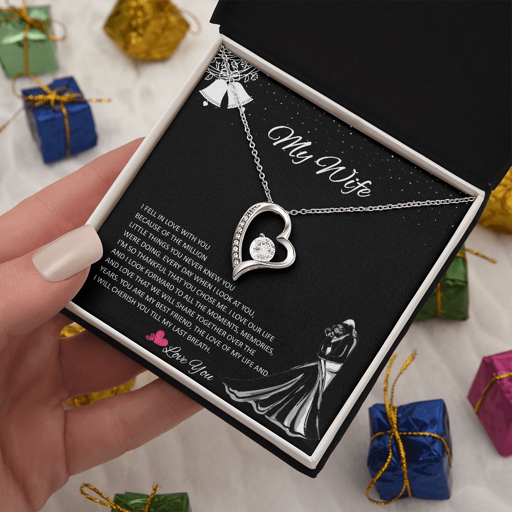 Forever Love Necklace, Gift to Wife Gift For Mom, necklace For Wife, Gift For Mother's Day