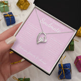 To My Smokin Hot Soulmate - Eternal Hope Necklace - Pink with White Font