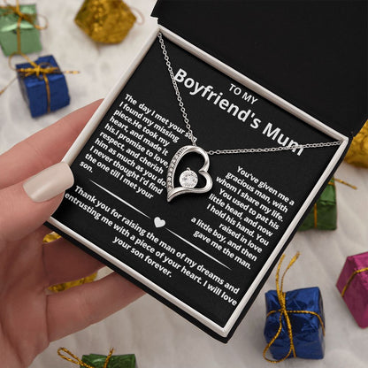 Forever Love Necklace for Boyfriend's Mum Gift For Mom, necklace For Wife, Gift For Mother's Day