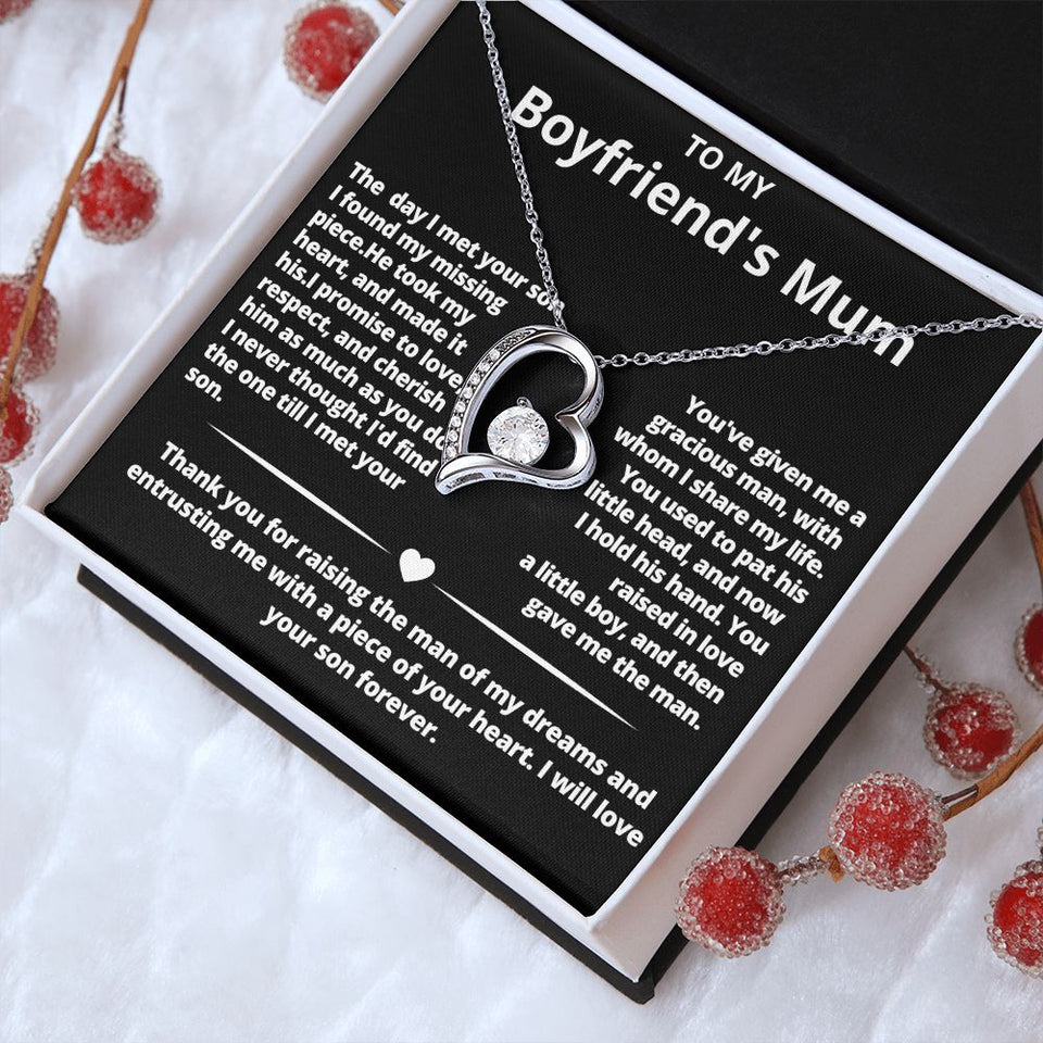 Forever Love Necklace for Boyfriend's Mum Gift For Mom, necklace For Wife, Gift For Mother's Day