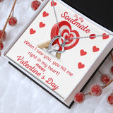 A  Forever Love Necklace To Happy Valentine's Day For Your Soulmate