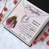 To My Beautiful Daughter From Mom | Proud Of You | Forever Love Necklace