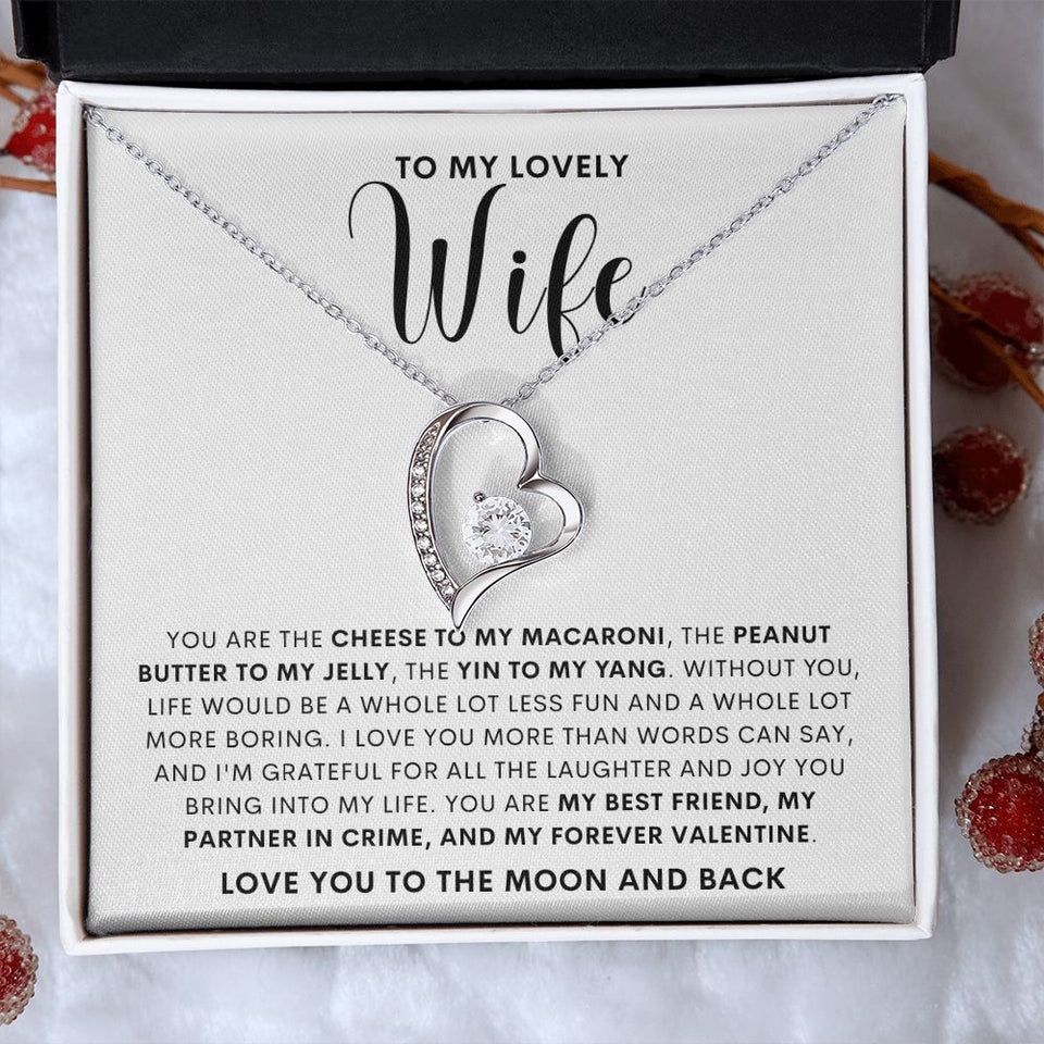 Funny Wife Gift - Forever Love Necklace