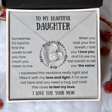 To My Beautiful Daughter, Love and Light, Forever Love Necklace