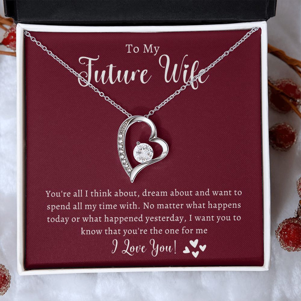 Future Wife- Red Forever Love Necklace