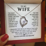 To My Wife - Feel My Lolve - Forever Love Necklace