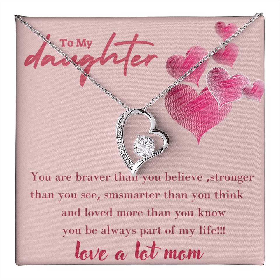 A Forever Love Necklace Gift From Mom To Daughter