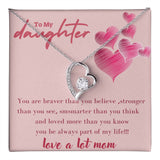 A Forever Love Necklace Gift From Mom To Daughter