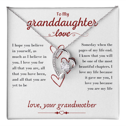 A Beautiful Forever Love Necklace Gift From Grandmother To Granddaughter