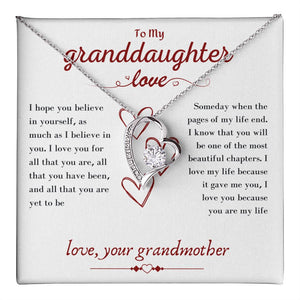 A Beautiful Forever Love Necklace Gift From Grandmother To Granddaughter