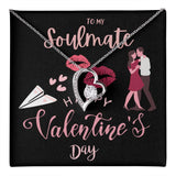 To My Soulmate Forever Love Necklace For Happy Valentine's Day