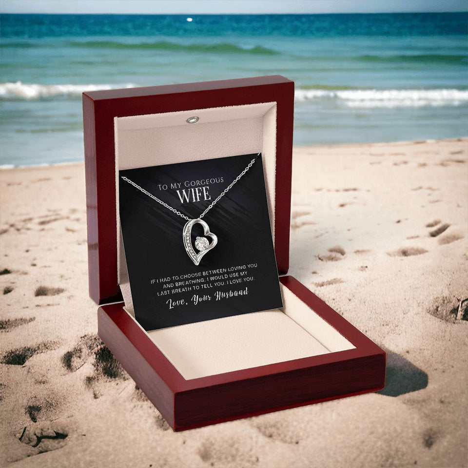 Wife Last Breath Forever Love Necklace