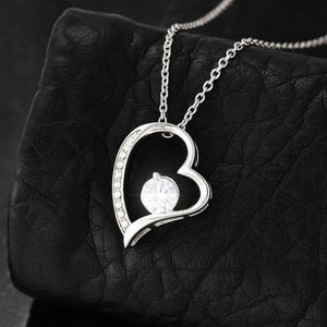 To My Granddaughter from Grandma Valentine's Day Forever Love Necklace