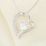 To My Daughter - Never Forget - Love Dad - Forever Love Necklace Gift For Mom, necklace For Wife, Gift For Mother's Day