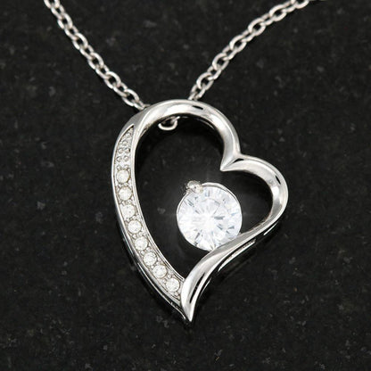 Namashops - Forever Love Necklace - To My Wife - Last Everything - Butterfly, Gift For Wife, For Mom, Gift For Christmas, Birthday