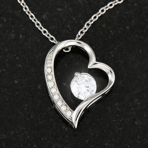 Namashops - Forever Love Necklace - To My Wife - Last Everything - Frame, Gift For Wife, For Mom, Gift For Christmas, Birthday