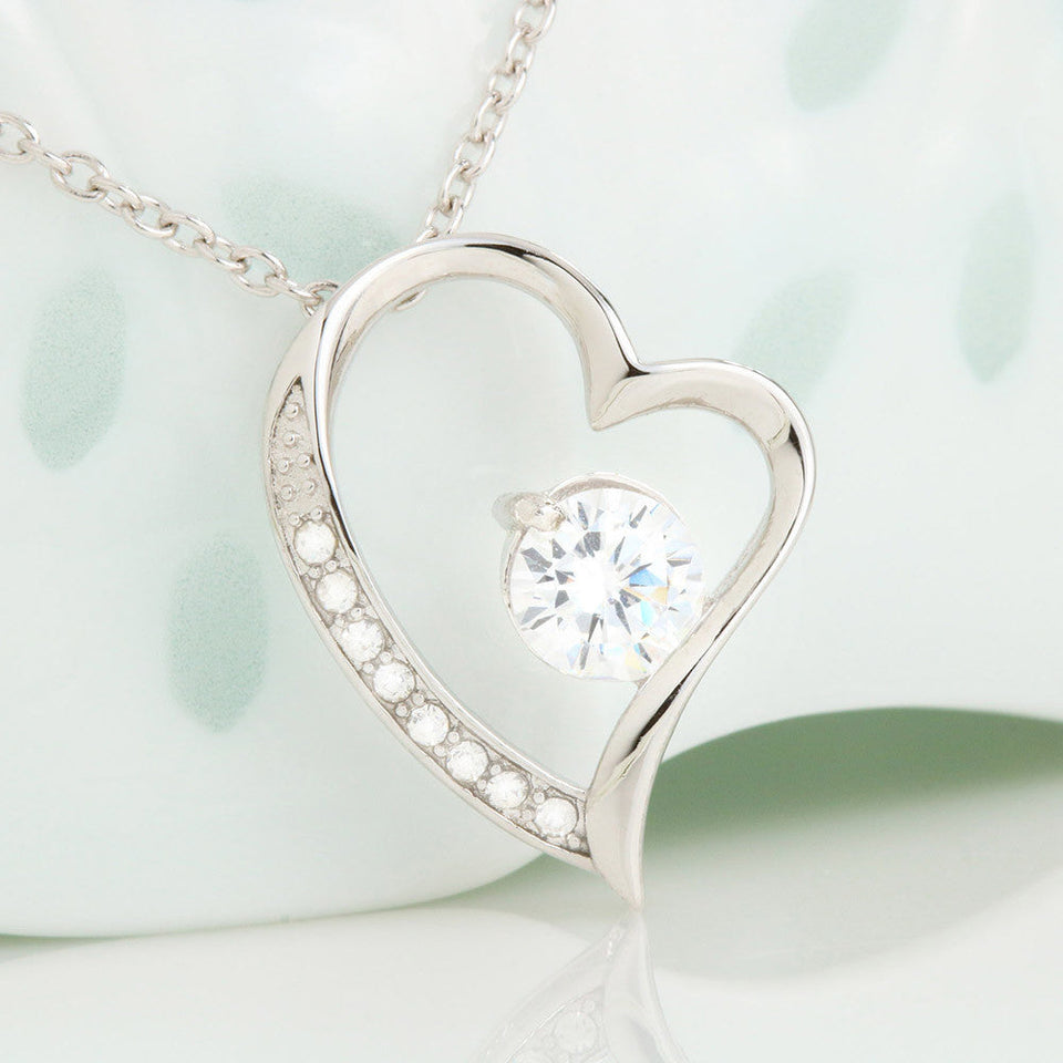 Turn Back The Clock - Gift For Fiancee Forever Love Necklace