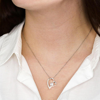 Forever Love Necklace - To My Girlfriend - Forever Love - I Love You More Every Day Gift For Wife For Mom