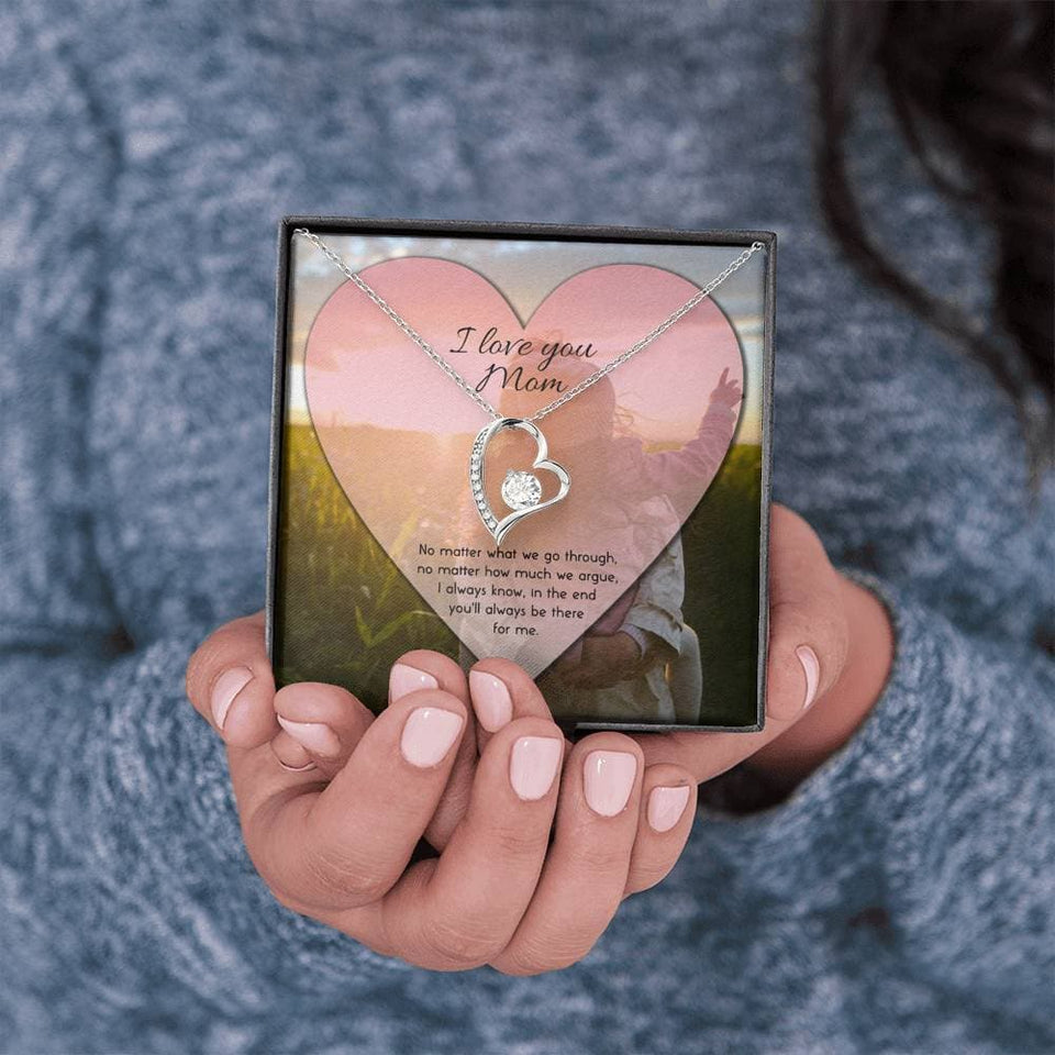 To Mom No Matter What Forever Love Necklace