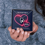 To My Girlfriend Be My Valentine Forever Love Necklace