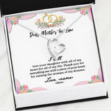 All Of My Life - For Mother Of The Bride Forever Love Necklace
