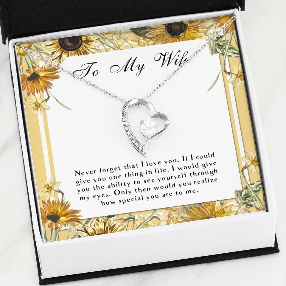 Braver Than You Believe - Gift For Wife Forever Love Necklace