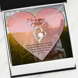 To Mom No Matter What Forever Love Necklace