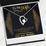 Forever Love Necklace - To My Wife - Last Everything - Shine Gift For Wife For Mom Gift For