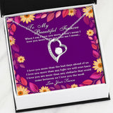 When I Say I Love You More - Gift For Fiancee Forever Love Necklace