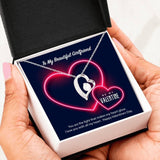 To My Girlfriend Be My Valentine Forever Love Necklace